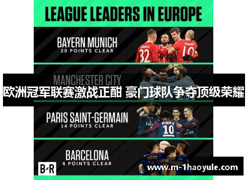 欧洲冠军联赛激战正酣 豪门球队争夺顶级荣耀